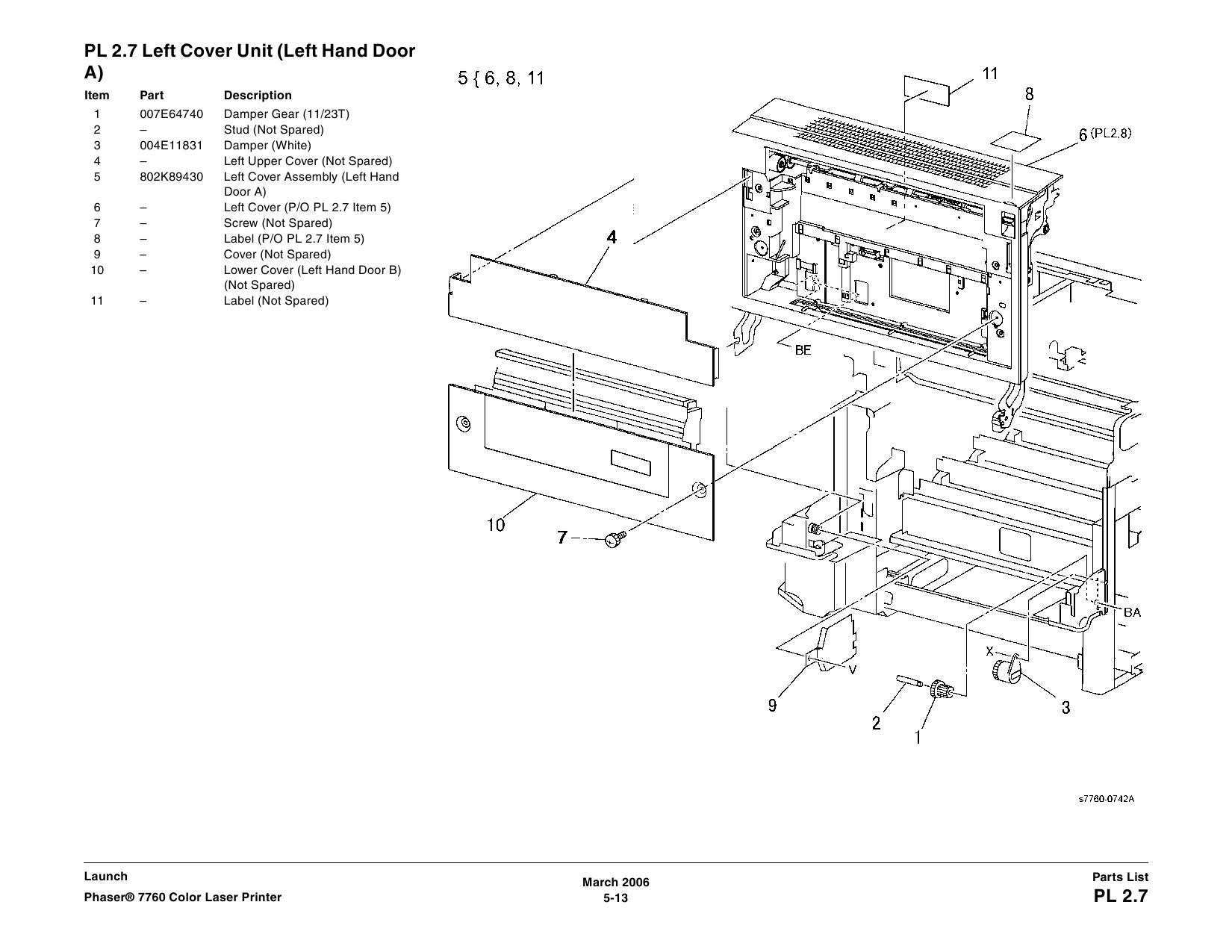 Xerox Phaser 7760 Parts List and Service Manual-5